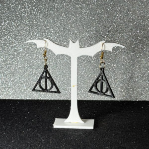 Deathly Hallows Charm Earrings